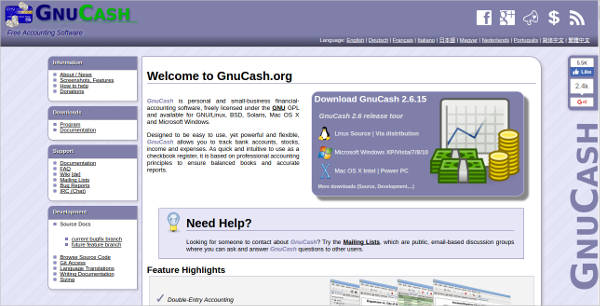 gnucash for linux