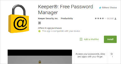 keeper for android