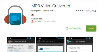 mp3 video converter for android