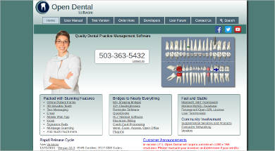 open dental most popular software