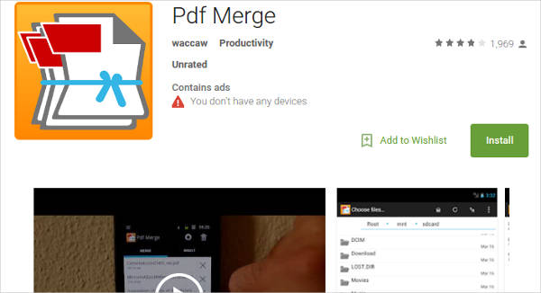 pdf merge for android