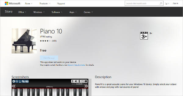 Piano 10 for Windows1