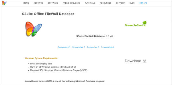 ssuite filewall database1