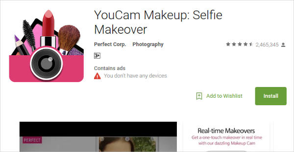 youcam makeup for android