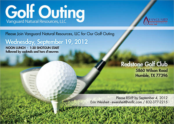 free golf outing invitation template
