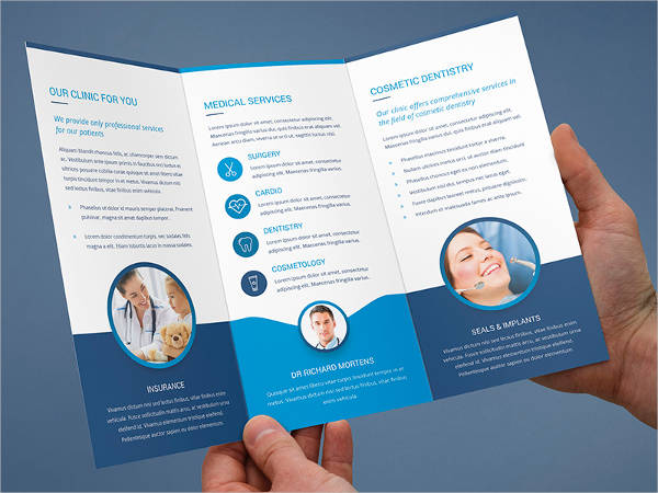 free tri fold medical brochure
