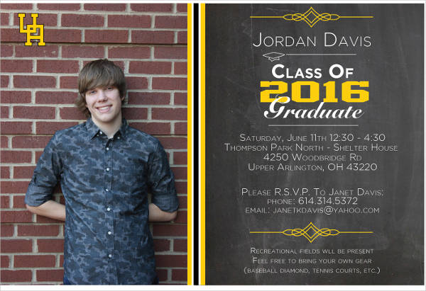 high school graduation party invitation