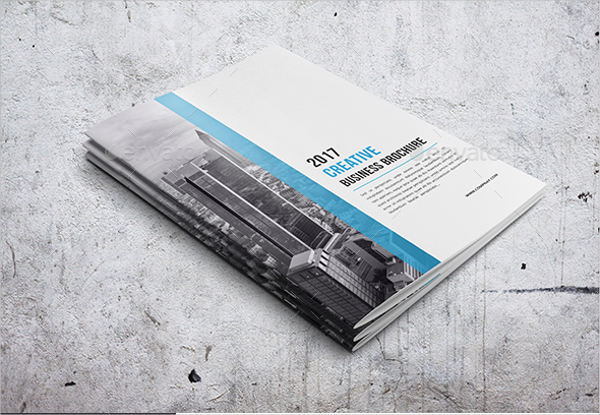 minimal corporate brochure template