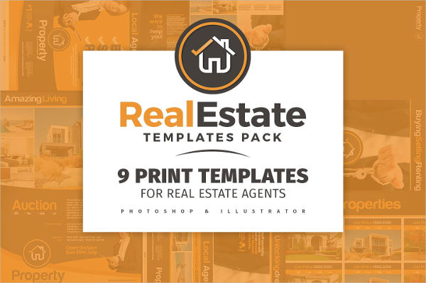 real estate brochure template pack