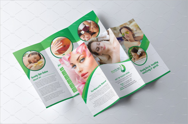 spa and salon brochure
