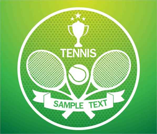 tennis logo template