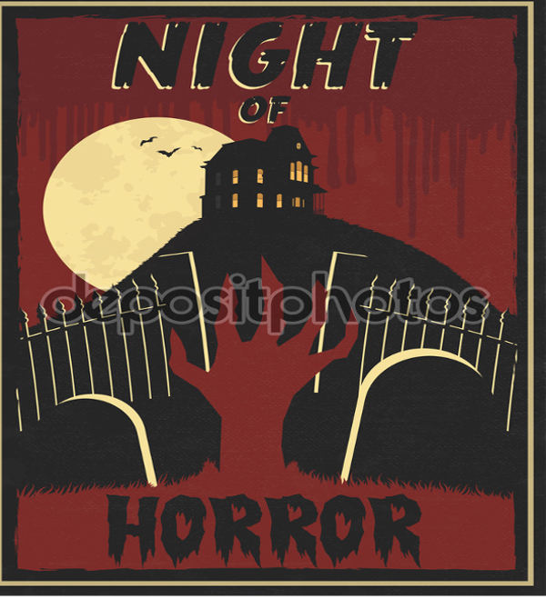 vintage horror movie poster1