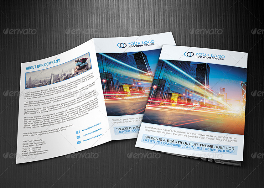 a4 business brochure template