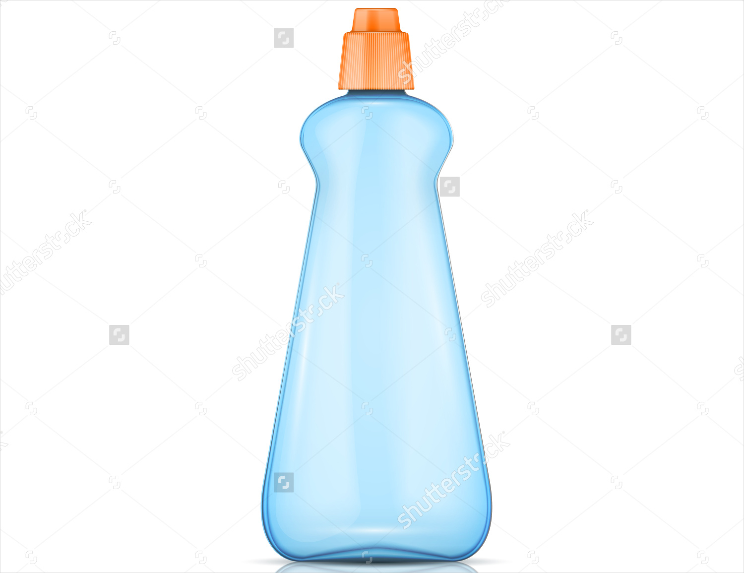 blank plastic bottle