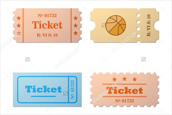 blank sports ticket template