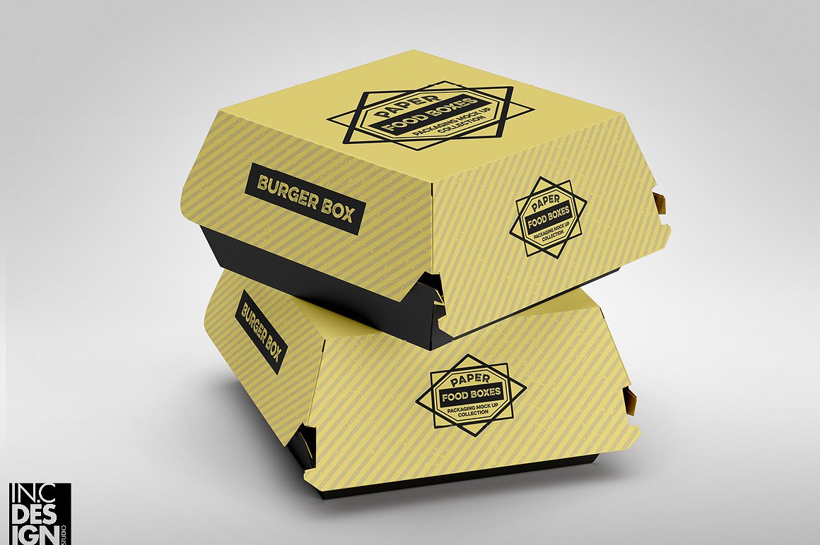 burger box packaging design