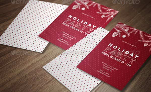 corporate holiday party invitation