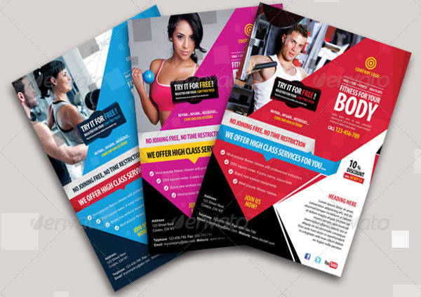fitness gym marketing flyer1