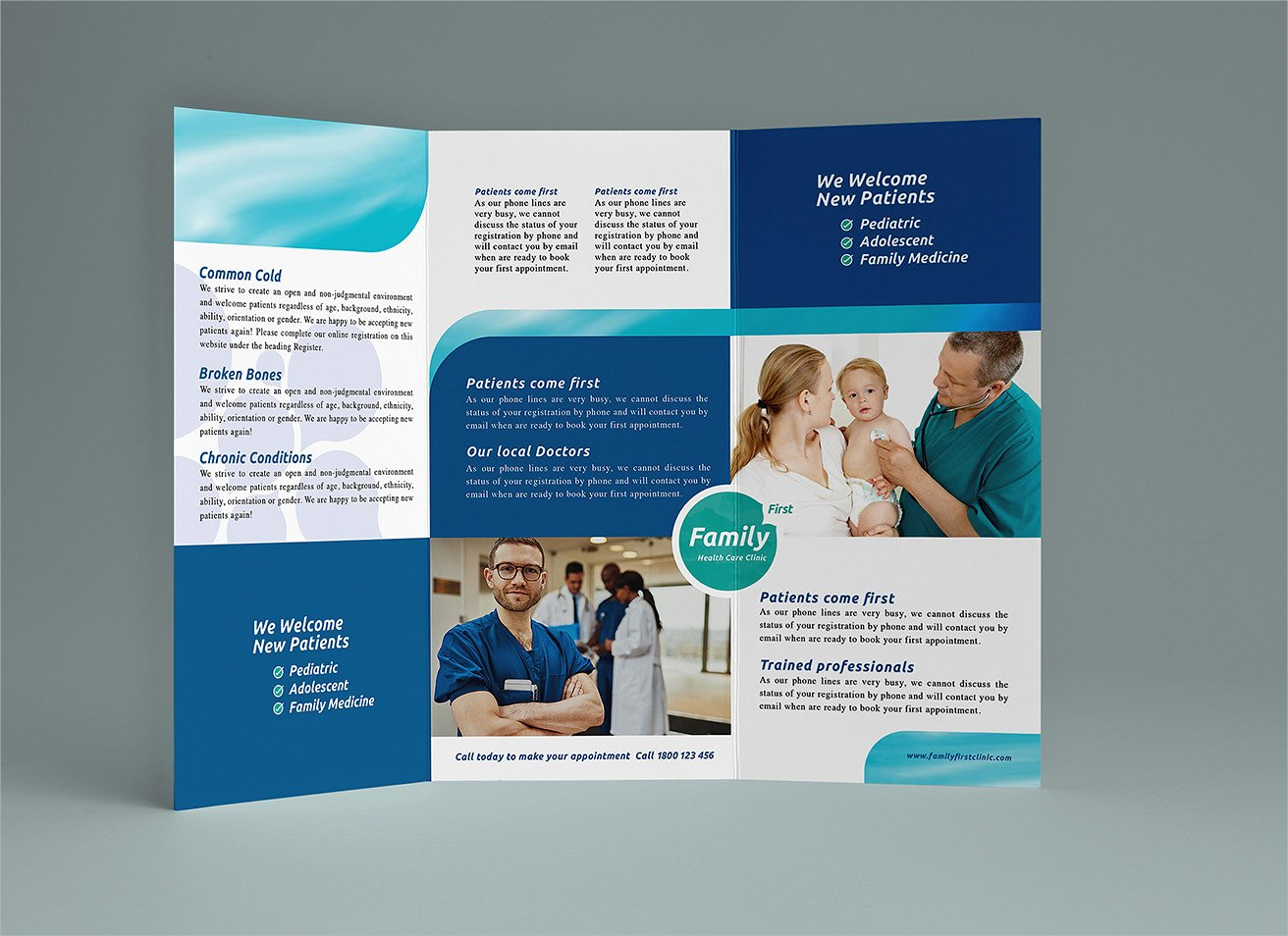 health care tri fold brochure