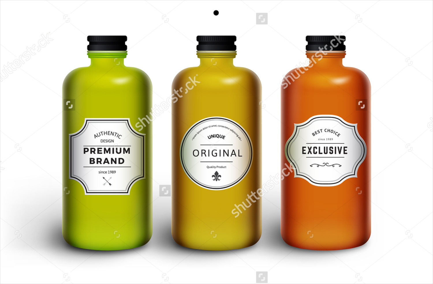 juice glass bottle packaging