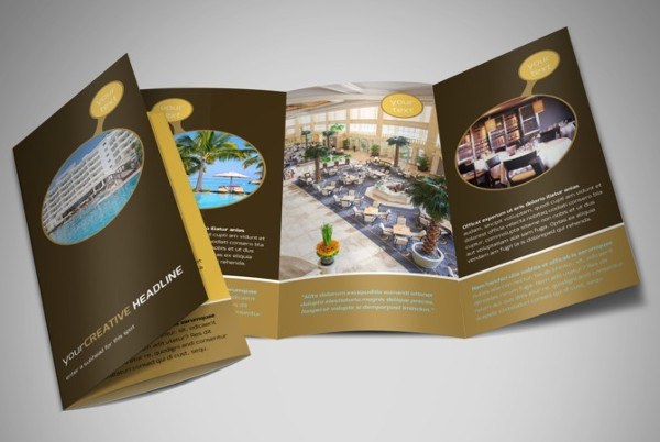 luxury hotel brochure