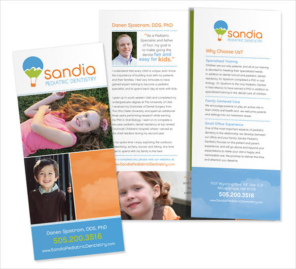 pediatric dental brochure