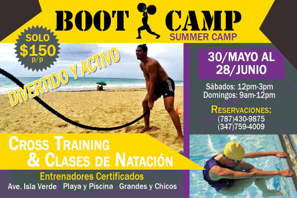 summer boot camp fitness flyer