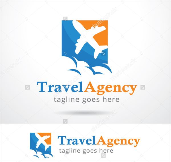 travel agency logo design template