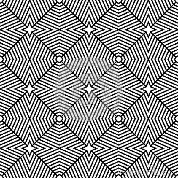 trippy geometric pattern