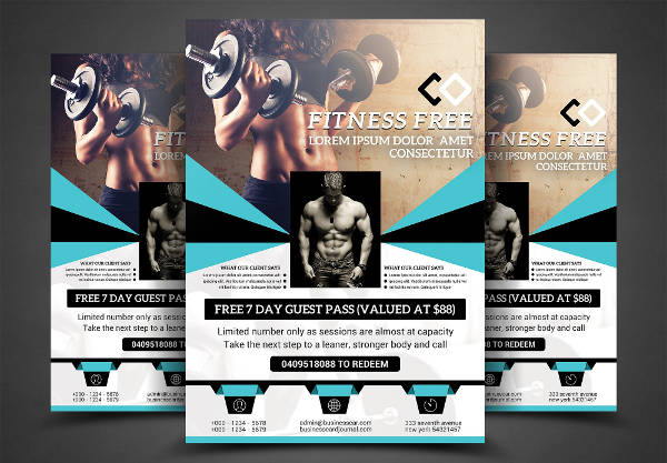 ultimate fitness gym flyer1