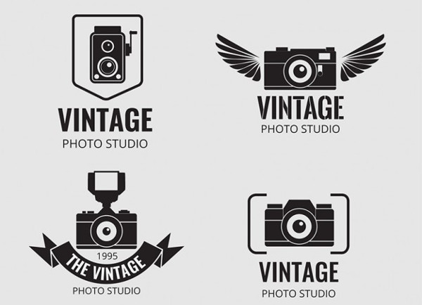 vintage photography logo