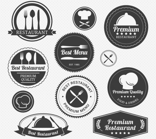 vintage restaurant logos