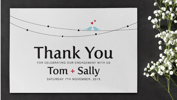 10 Engagement Thank You Cards