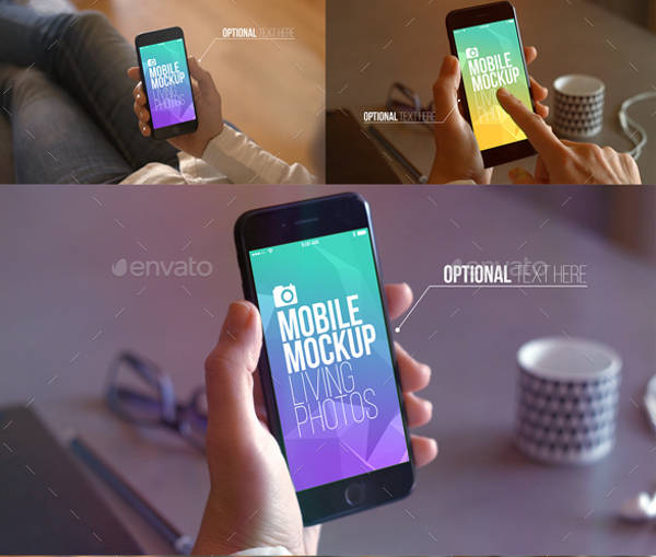 home mobile mock up
