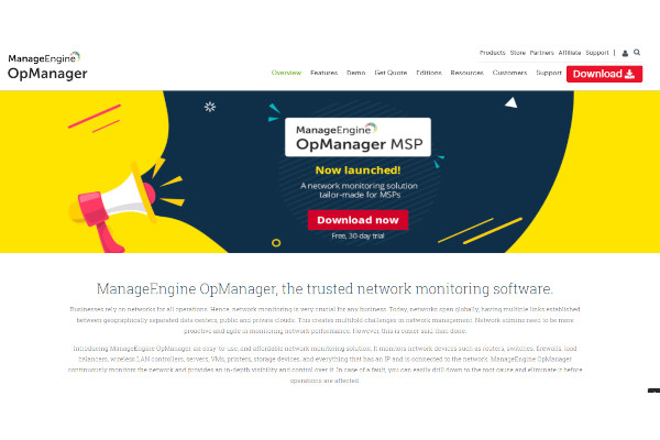 manageengine opmanager