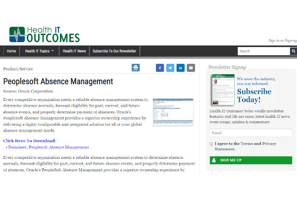 peoplesoft absence management
