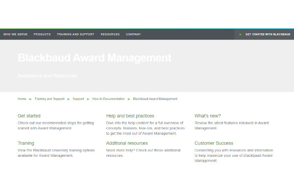 blackbaud award management
