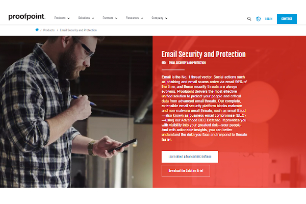 proofpoint email security and protection