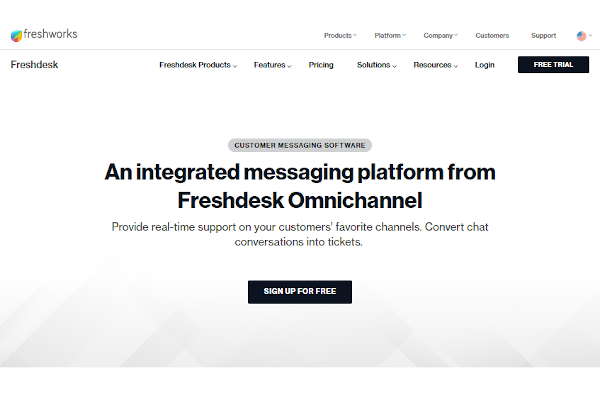 freshdesk messaging