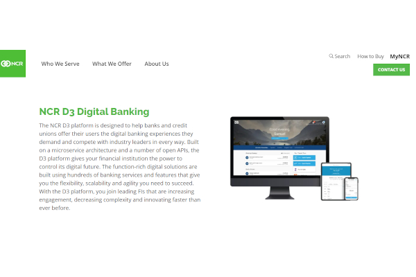 ncr d3 digital banking platform