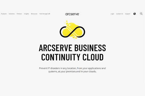 arcserve business continuity cloud