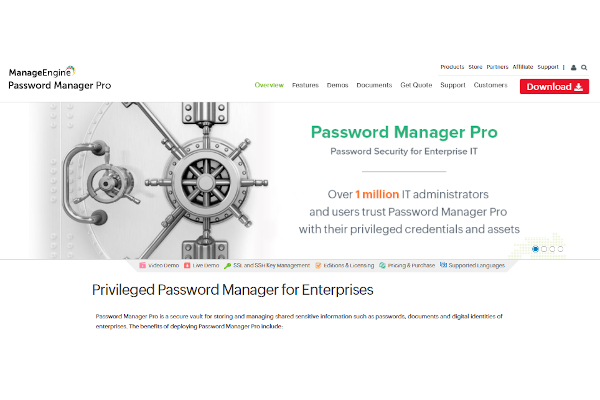 manageengine password manager pro