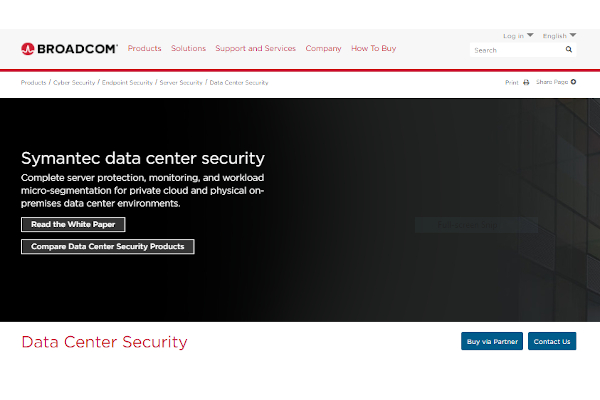 symantec data center security