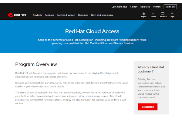 red hat cloud