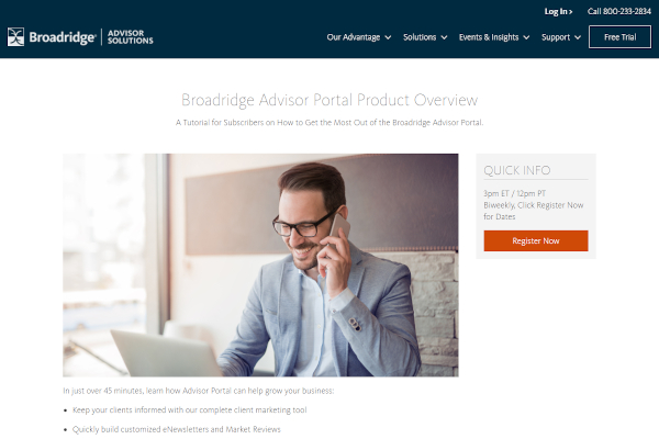 broadridge advisor portal