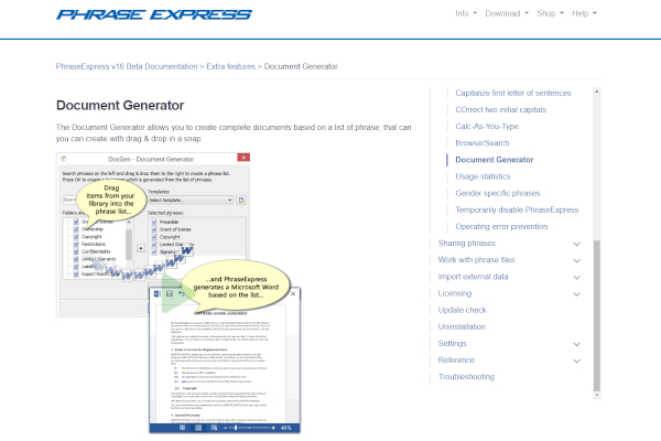 document generator