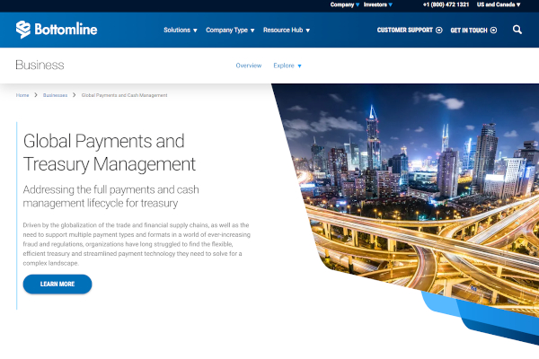 global payments and cash management