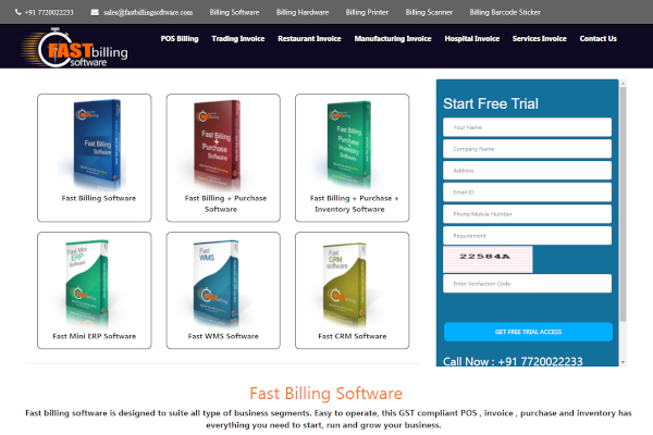 fast billing software