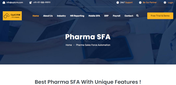 Pharma Sales Force Automation Software