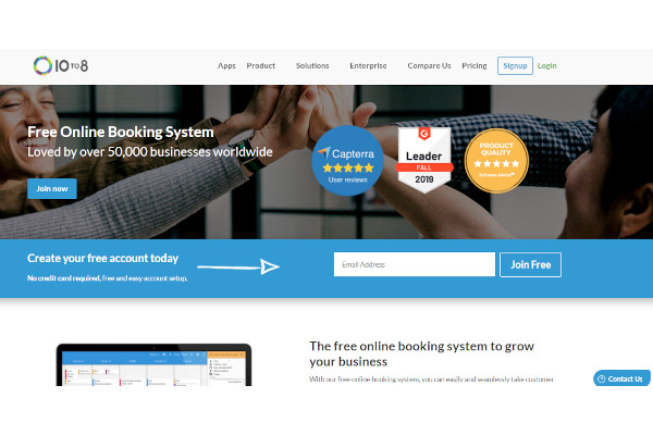 10 to 8 online booking system